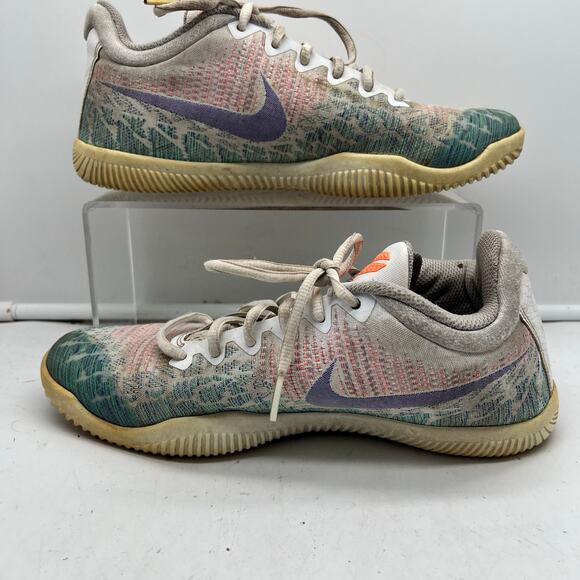 Nike Shoes Mens 7 Mamba Rage White Hyper Grape Green Glow 908972-140 Kobe Bryant main image 5